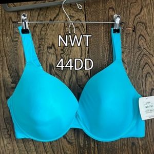 Turquoise Blue Plunging Bra NWT